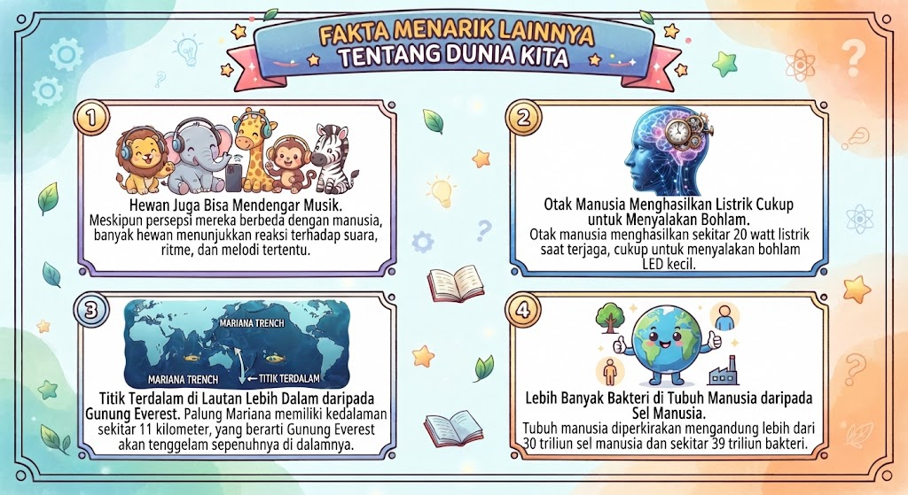 Beragam Fakta dan Informasi Menarik dari Dunia di Sekitar Kita