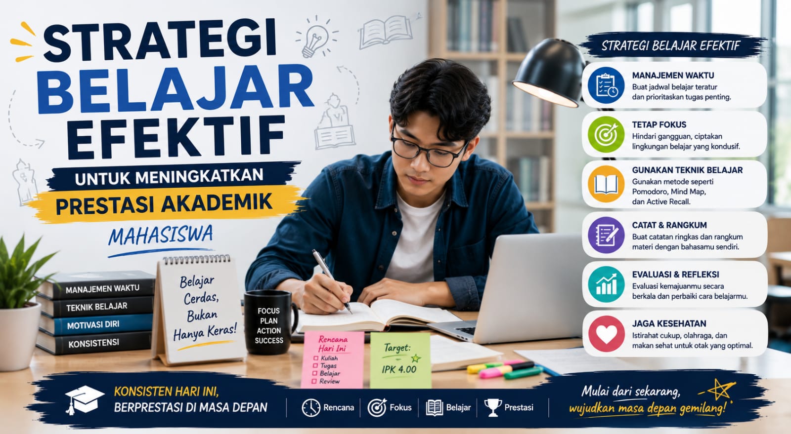 Strategi Belajar Efektif untuk Meningkatkan Prestasi Akademik dan Mengembangkan Potensi Diri